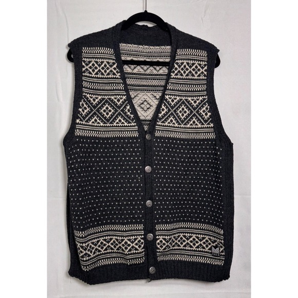Dale of Norway Other - Men’s Wool Nordic Knit Button Vest XL Vintage‎ Grandpa Style Dale of Norway